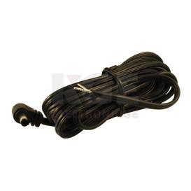 Coaxial Power DC Cable - 1.7 x 4.5 x 10mm Plug to Wire Leads, 6ft 18AWG, Right Angle