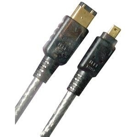 6ft IEEE 1394 FireWire Cable 4-Pin to 6-Pin