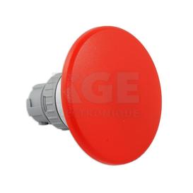 Red mushroom head momentary push button IP65 with 22mm mounting hole