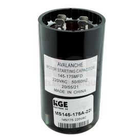 Condensateur pour démarrage de moteur 145-175mF 220VAC