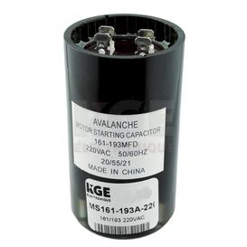 Condensateur pour démarrage de moteur 161-193mF 220VAC