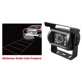 Universal mount Infrared Adjustable Angle Rear view camera with Anti-glare Shield & Distance Scale Line