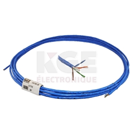Blue 25ft CAT-5E network wire