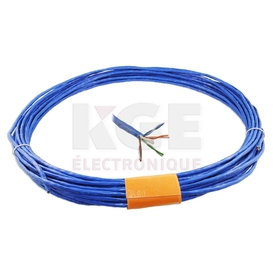 Blue 50ft CAT-5E network wire