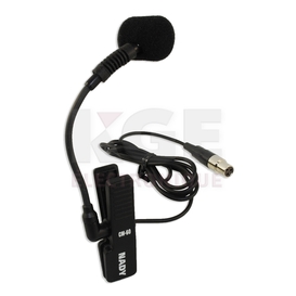 Clip on miniature condenser microphone