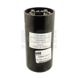 Starting motor capacitor 220 VAC 708-850 uF