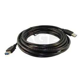 USB 3.0 AA cable male to female black 15ft