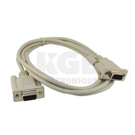 DB9 Null Modem Cable female to female - 10ft