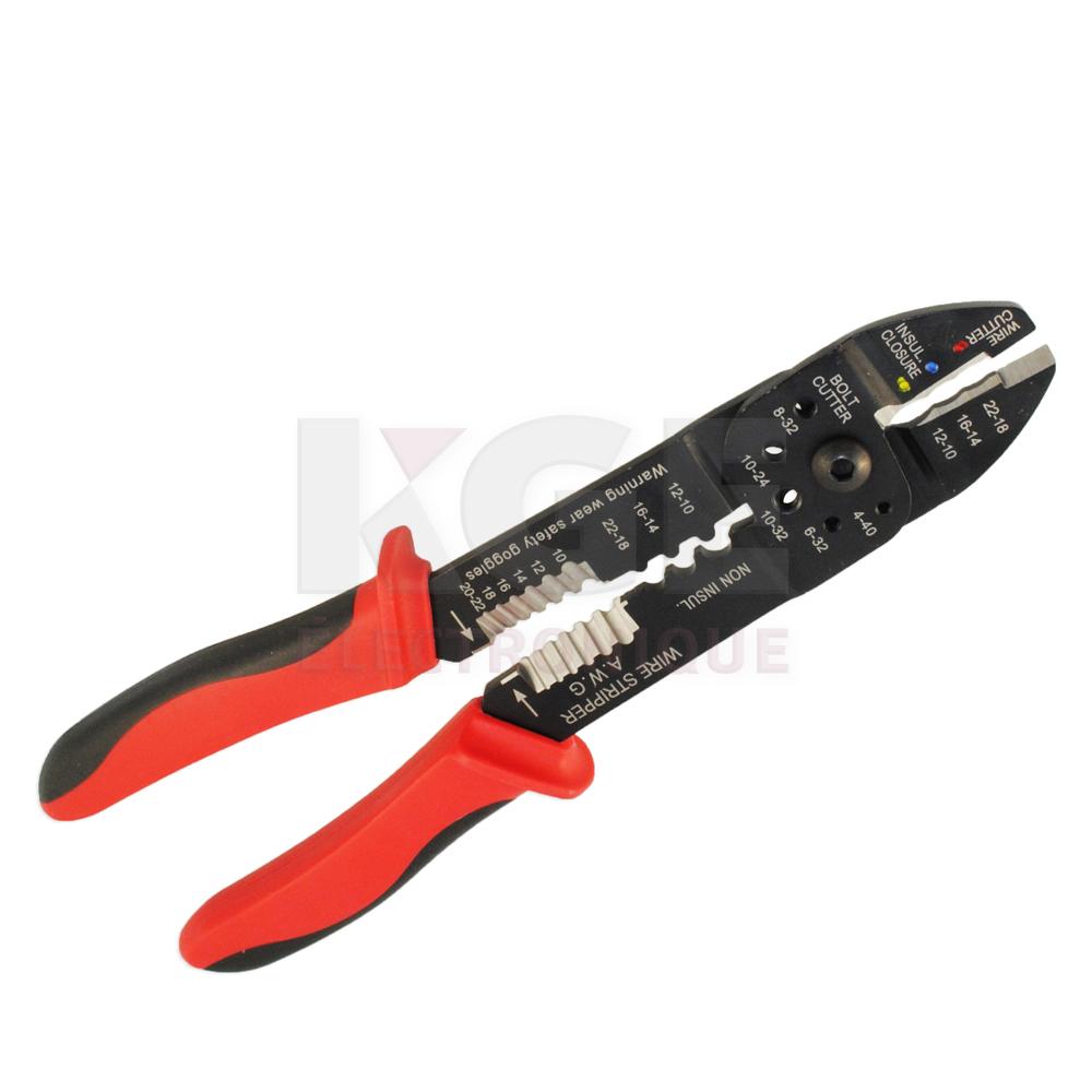 Premium crimp/strip tool