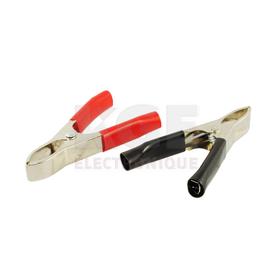 15 amps alligator clips red and black