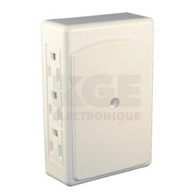 Multiplus 6 outlets for tight spaces