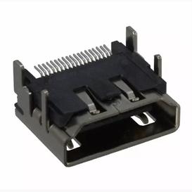 HDMI Receptacle Connector 19 Position Surface Mount, Right Angle, Horizontal