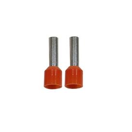 100x Ferrules 12AWG - Orange