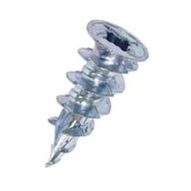 Pack of 4 Anchors 042S Wall Driller Screw 8 L Zinc