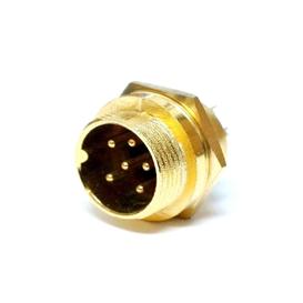 6 Pins Male Chassis Plug