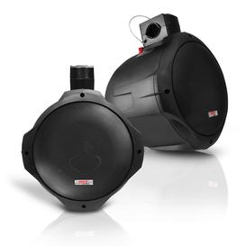 Dual Marine Wakeboard Water Resistant Speakers, 8-Inch 300 Watt Tower Speakers - Black