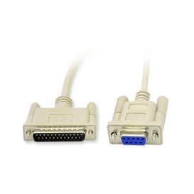 AT 25M/9F Serial Cable - 6ft