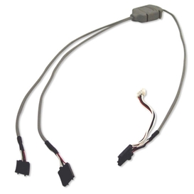 Dual CD Rom Cable - Grey, 2ft