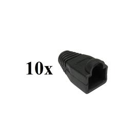 10-Pack RJ45 Snagless Boots Cover - Black