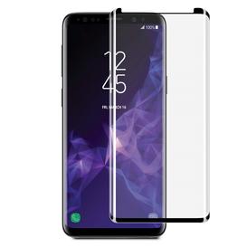3D Curved Glass Case Friendly Screen Protector Black for Samsung Galaxy S9+
