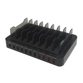 USB A 10-Port Smart IQ Power Station 19V 13.2A - Black