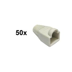 50-Pack RJ45 Snagless Boots Cover - White