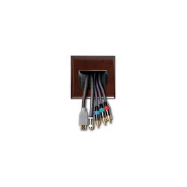 Wall Plate Double Gang - Brown