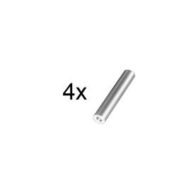 Paquet de 4 - Entretoise Aluminium 4-40 Rond Femelle 19.05mm