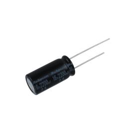 Electrolytic Capacitor Miniature 2200µF 16V 10mm