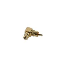 Audio Adapter Gold Plated Right Angle RCA