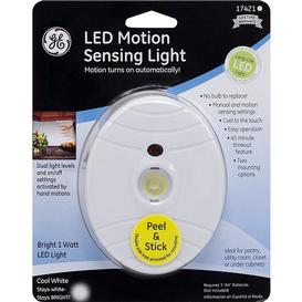 LED Battery Operated Plastic Motion Sensing Light - White