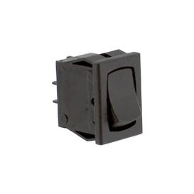 Rocker Switch Non Illuminated SPDT On-On Black Panel Mount 8A 125v