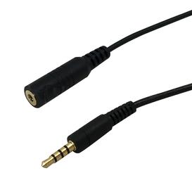 6ft 3.5mm 4C Male to Female Cable