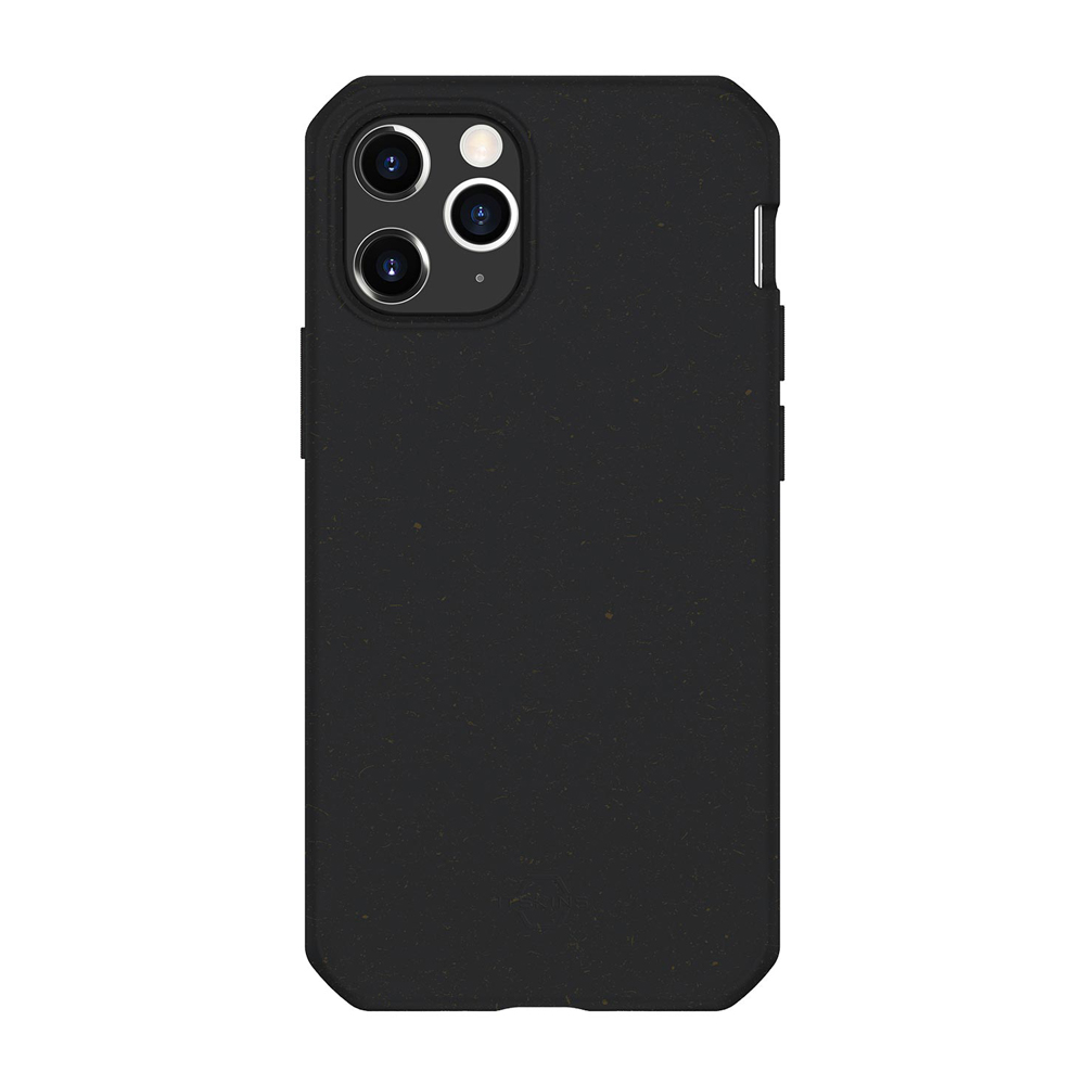 Feronia Bio - Terra DropSafe Biodegradable Case Black for iPhone 12/12 Pro