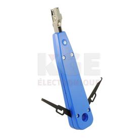 Impact and Punchdown Tool for Krone Type Terminal Block, Reversible Blade