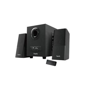 2.1 Channel Stereo Subwoofer Multi-function 3.5mm Hi-Fi + Bluetooth, 16W RMS USB Powered Speaker system with Remote