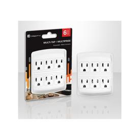 6 Outlet Grounded Multi-Tap