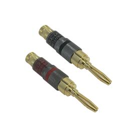 Paired banana plug for 10-18AWG cable