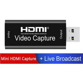 4K HDMI to USB2.0 Audio Video Capture Cards for High Definition Acquisition Live Broadcasting and more