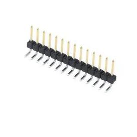 Pin Header Board-to-Board 2.54mm 1 Rows 14 Contacts Through Hole Right Angle