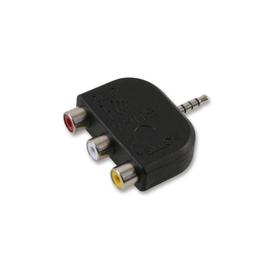 Audio Video RCA to 1/8 3.5mm Plug Adapter