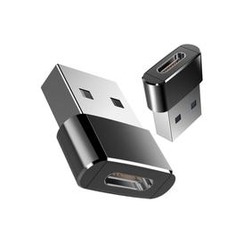USB A mâle vers USB C femelle - Noir