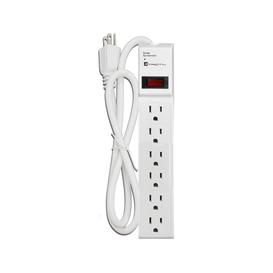 Power Bar 6 Outlets 3 Feet Surge Protection 90 Joules