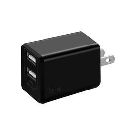 Wall Charger dual USB 3.4A - Black