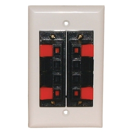 2 4-Position Terminals Solderless Wall Plate