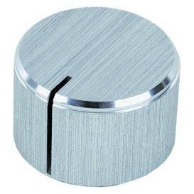 Knob, Round Shaft 6.4 mm Aluminium 16mm