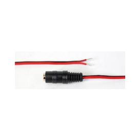 Barrel Power Cord, 2.1mm Barrel Plug to Free End 3 ft 914.4 mm - Red and Black