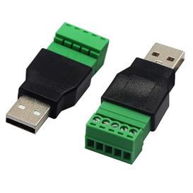 USB 2.0 A Screw Terminal Block Connector