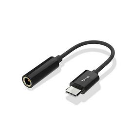 Blu Element - USB-C to 3.5mm Headphone Jack Adapter Black