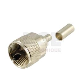 PL259 Male Connector for RG58/U Cable